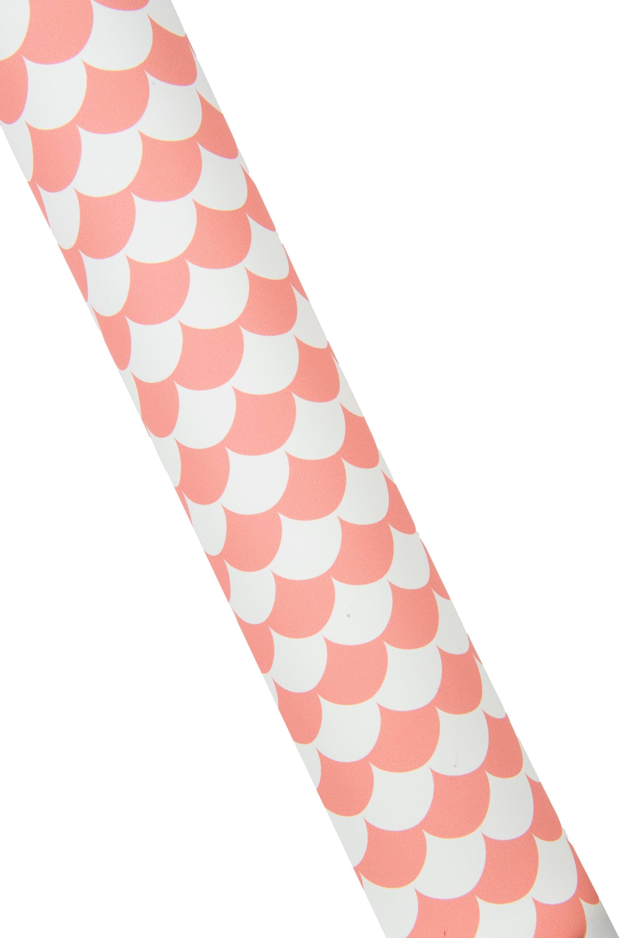 Pink White Geometric Printed Leather Hide, optical Italian Leather skin for Bags, Wallets, Crafts & Accessories B18530-ST La Garzarara