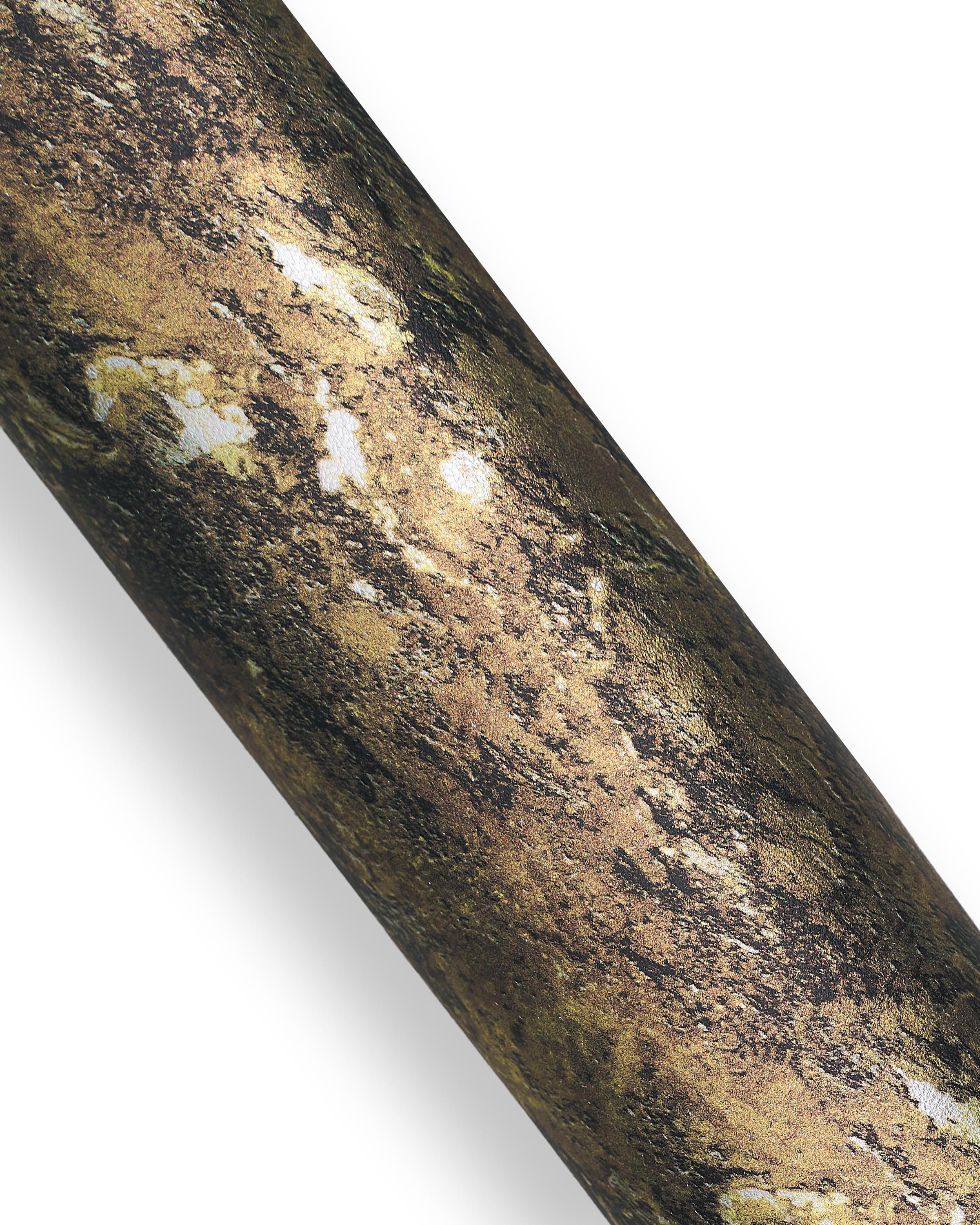 Luxury Patina Leather Hides Metallic Antique Finish Italian Skins Bronze Olive Black Leather Collection B18361-MT(ST) La Garzarara