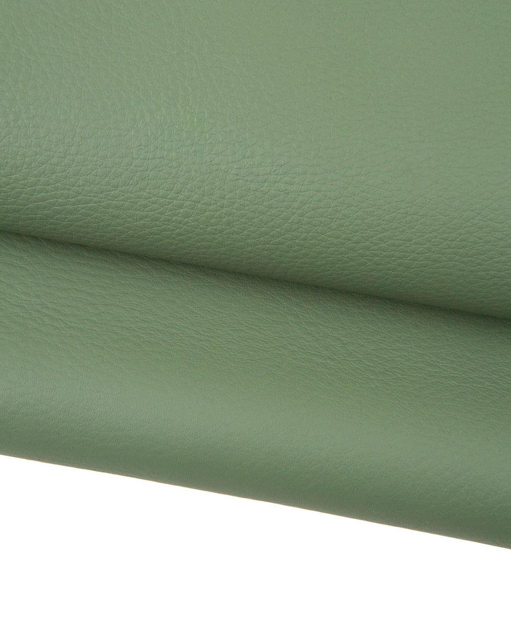 Military green leather hide, matt cowhide with light GRAIN, sporty soft THICK sage calfskin for crafters B18517-ST La Garzarara