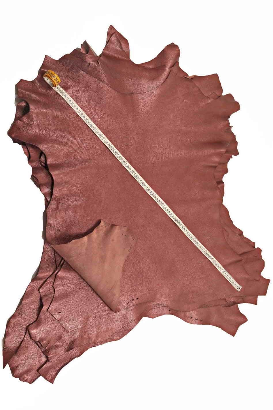 Pearl Bordeaux goat Leather Hide, Fine Grain Metallic skin, Soft Pebbled Leather for Bags B18811-MT La Garzarara