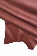 Pearl Bordeaux goat Leather Hide, Fine Grain Metallic skin, Soft Pebbled Leather for Bags B18811-MT La Garzarara