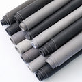 GREY leathe scraps, smooth and pebbled renmants leather in solid color, RANDOM pieces of skin 1.0 1.2 mm B114 La Garzarara