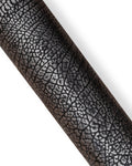 Black silver ELEPHANT textured leather skin, METALLIC calfskin animal print 1.2 - 1.4 mm B18703-MT(st) La Garzarara