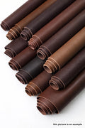 Brown Leather calf PIECES, solid and pebbled colors random assortment, thickness 1.0-1.2mm (3-4oz) 1 kg (2 lbs) - 2 kg (4 lbs) B112