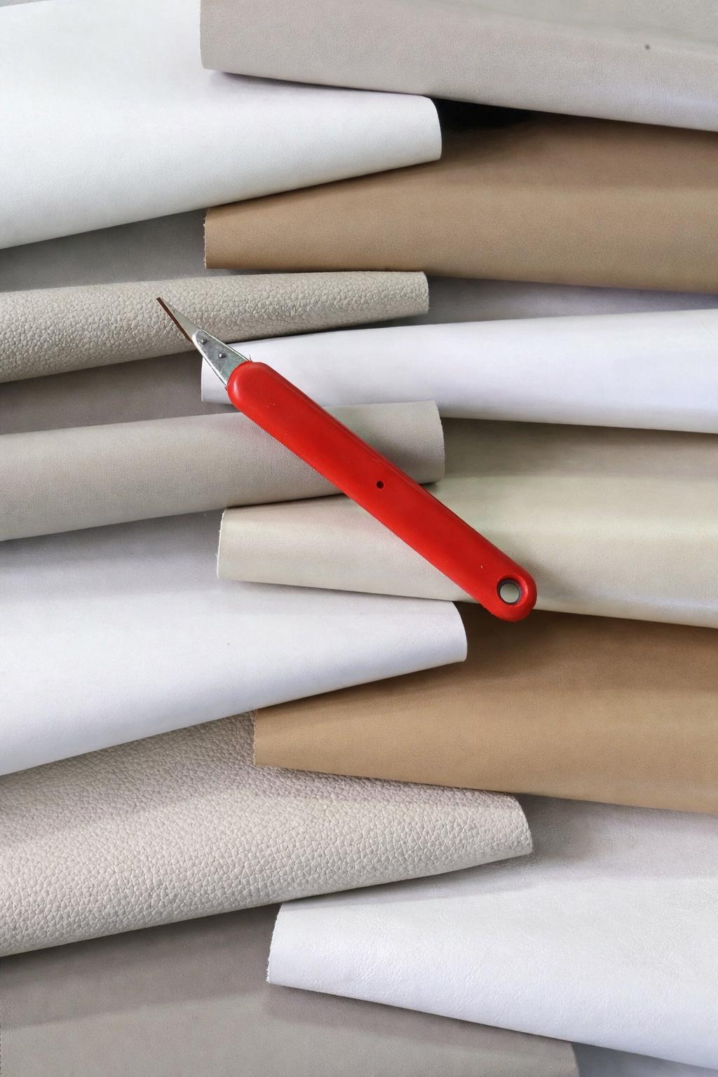 White Beige Cream scraps leather, renmants light colors, solid and pebbled offcuts hide, random assortment 1.0-1.2mm (3-4oz) B115