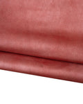 Red PEARLIZED leather hide, tiny pebble grain printed cowhide, soft glazed calfskin for hobbyists B18770-TU La Garzarara
