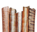 Warm Tone Leather Hides Copper Bronze Cognac Italian Designer Skins Luxury Fashion Leather Selection B18362-MT(ST)