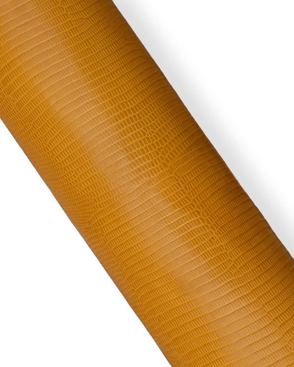 Yellow LIZARD printed leather hide, semi-glossy REPTILE embossed cowhide, classic soft calfskin for crafters, 1.0 - 1.1 mm B18785-ST