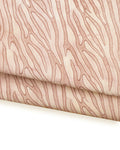 Beige brown zebra print leather hide, animal print leather skin tone on tone, elegant striped pattern B18777-ST La Garzarara