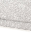 White Textured Leather Hide, Crackled Printed Italian skin | Genuine speckled for Bags & Crafts B18783-ST La Garzarara