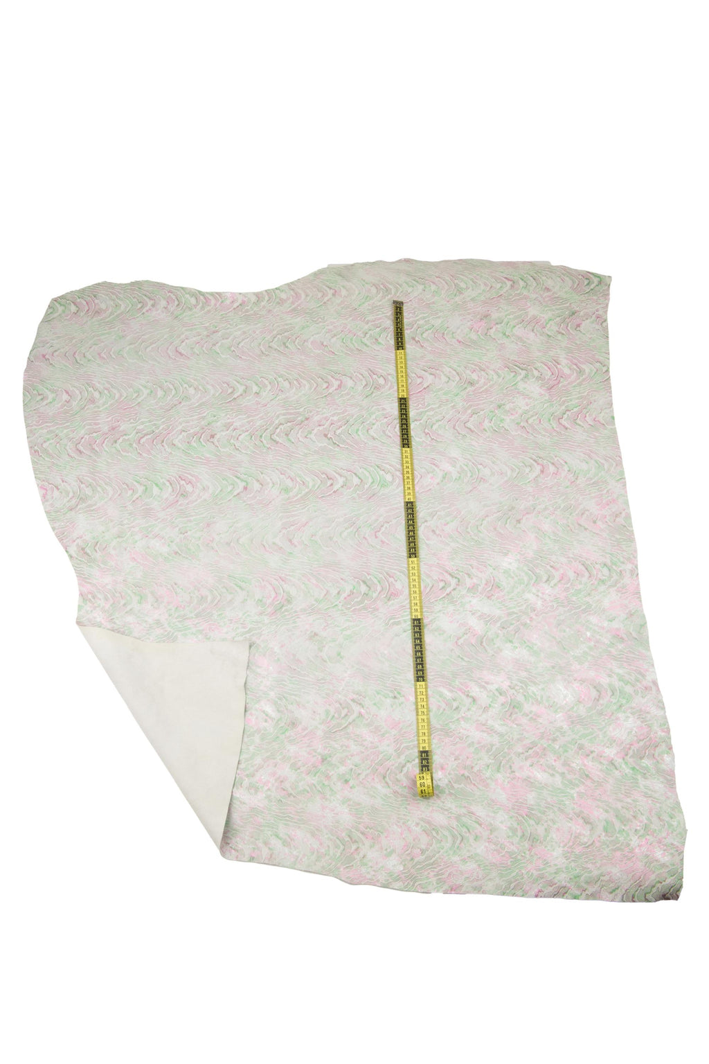 Pastel Marble multicolor Leather skin, Abstract Swirl hide, colorful printed Fashion Leather B18616-MT(st)