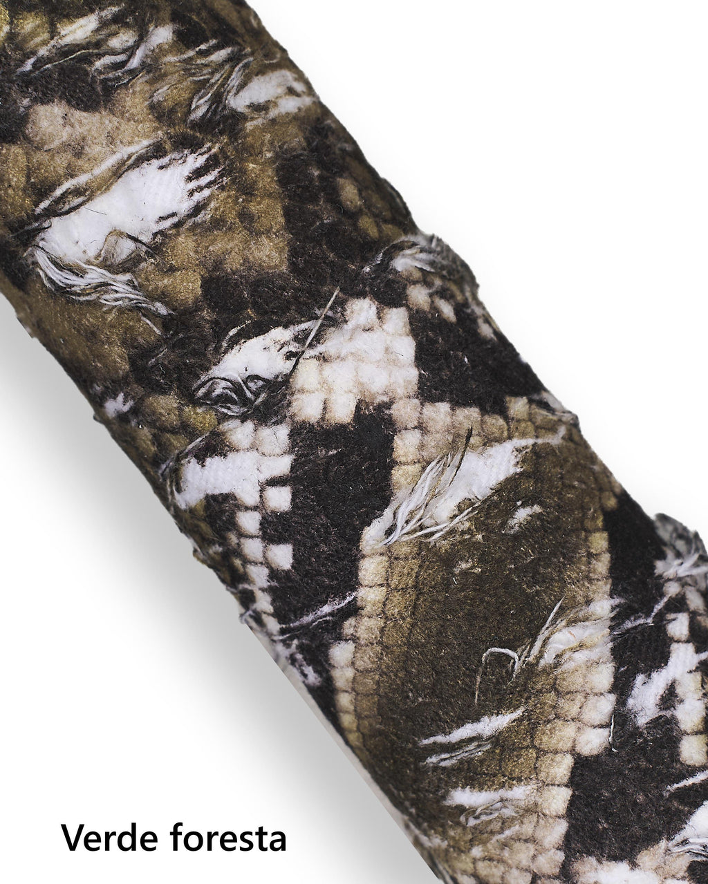 PYTHON printed leather hides, soft reptile skins that are coupled with a FABRIC, 1.0-1.2 mm B18359-ST La Garzarara