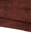 Rust textured leather skin, soft calfskin fabric look, cooper printed leather hide for diy projects B18601-VT La Garzarara