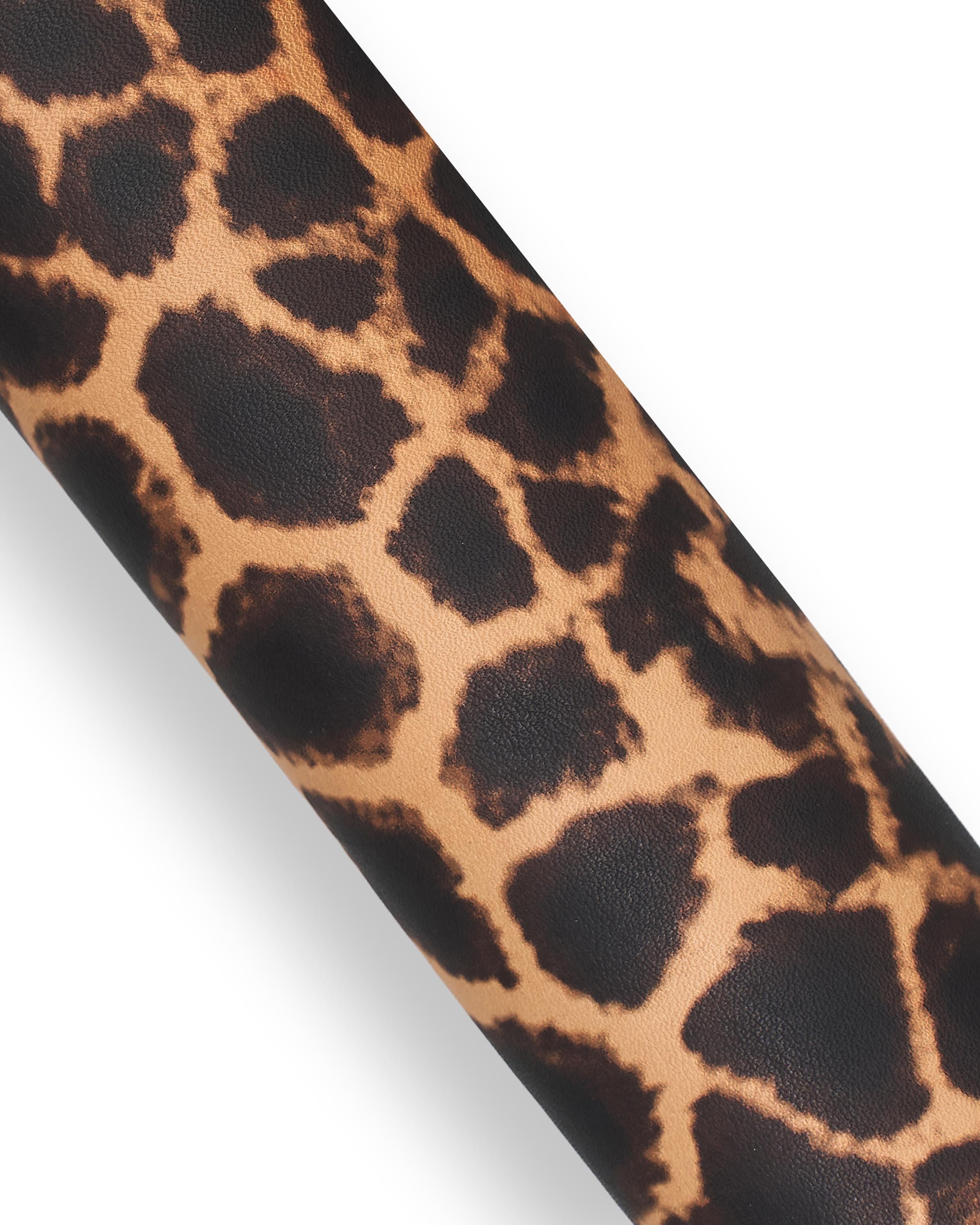 3 Exotic Leather Hides Python Leopard Giraffe Print Italian Leather Skins Designer Animal Pattern Set B18364-ST La Garzarara