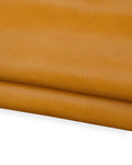 Yellow LIZARD printed leather hide, semi-glossy REPTILE embossed cowhide, classic soft calfskin for crafters, 1.0 - 1.1 mm B18785-ST