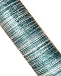 Turquoise STRIPED leather skin, silver metallic goatskin, REPTILE print, soft and bright B18782-mt(st) La Garzarara