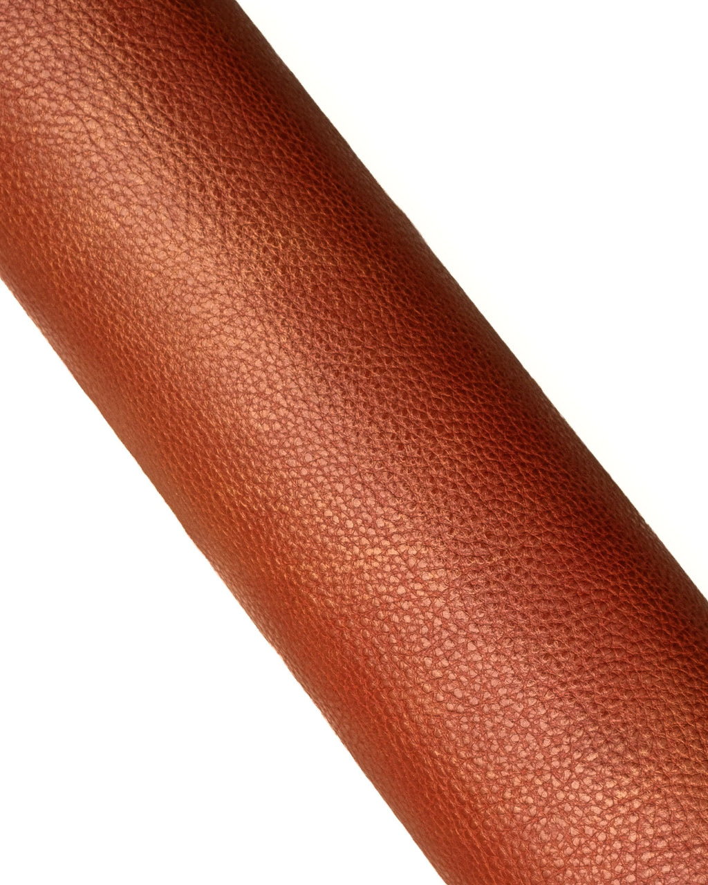 Brick red PEBBLE grain printed cowhide, soft metallic gold GLITTER leather hide, calfskin 1.0 - 1.2 mm B18769-MT La Garzarara