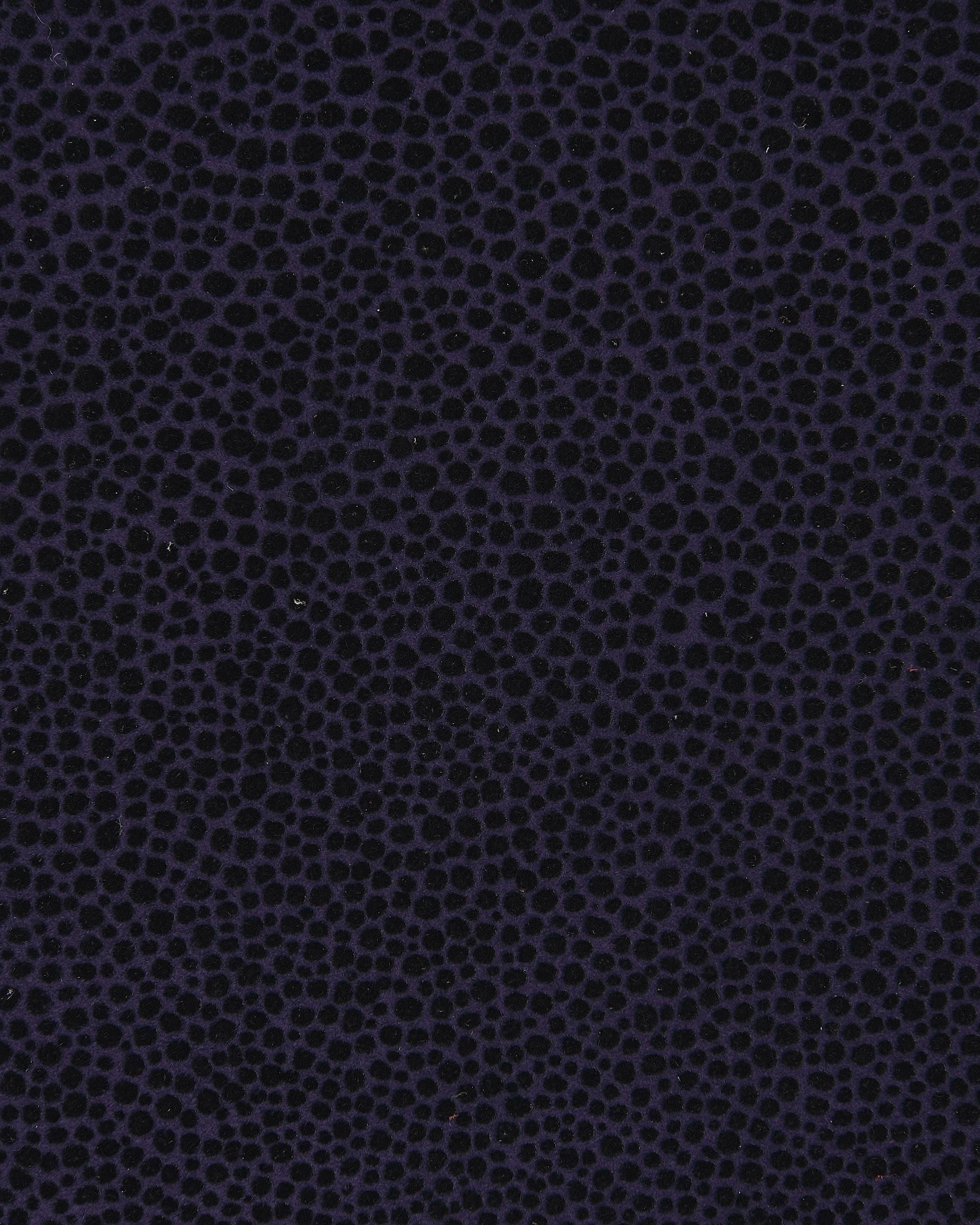Blue STINGRAY effect leather, shagreen textured leather hide, micro pebble skin for luxury bags 0.9 - 1.1 mm B17199-ST La Garzarara