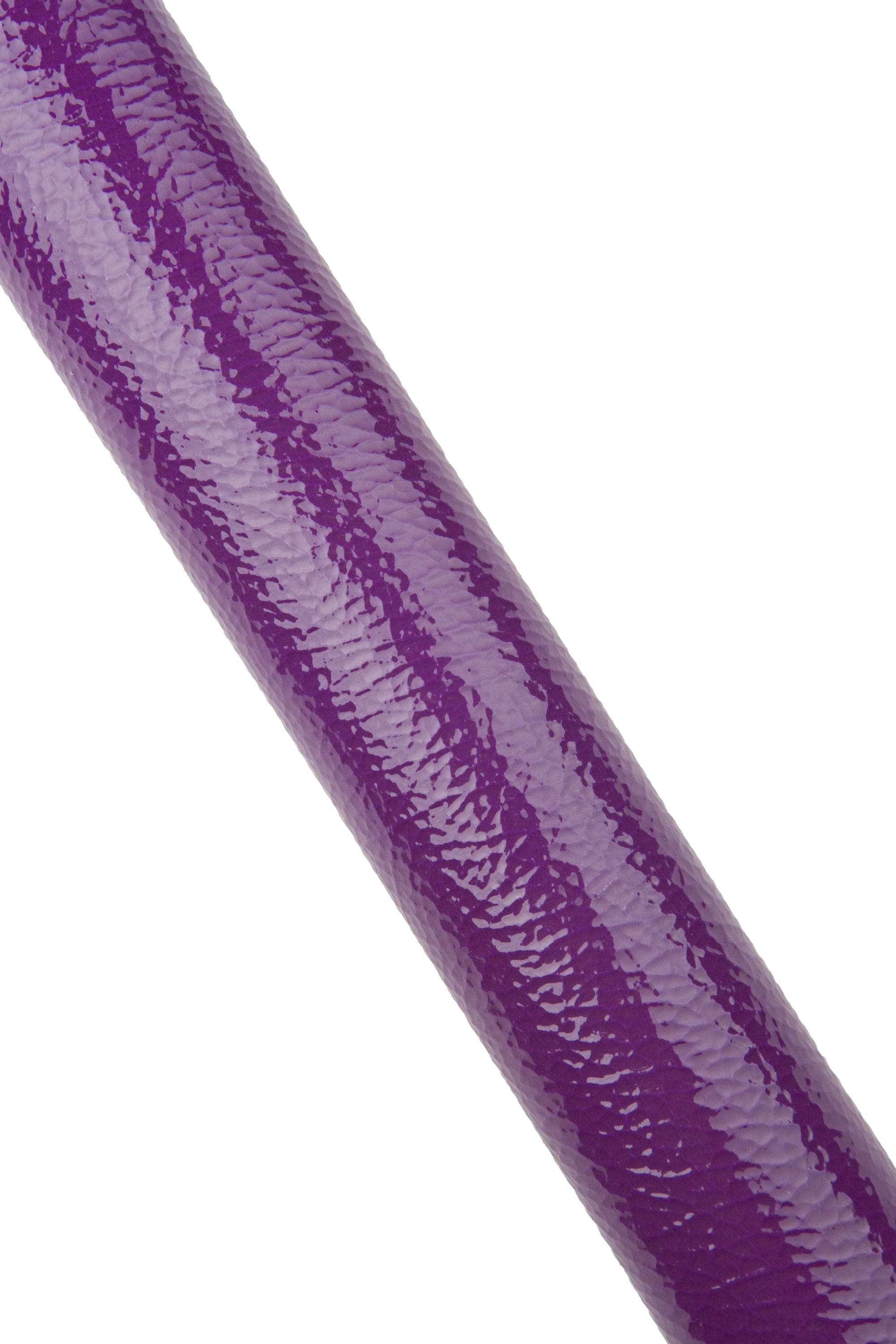 Purple PATENT leather hide, platinum DOUBLE SIDED glossy wrinkled calfskin, semi stiff naplack cowhide, 1.6 - 1.8 mm B18600-tu La Garzarara