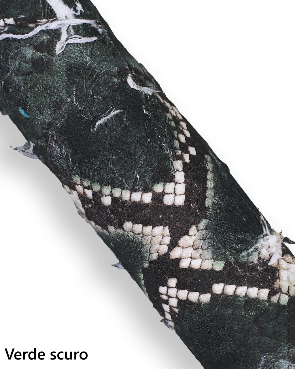 PYTHON printed leather hides, soft reptile skins that are coupled with a FABRIC, 1.0-1.2 mm B18359-ST La Garzarara