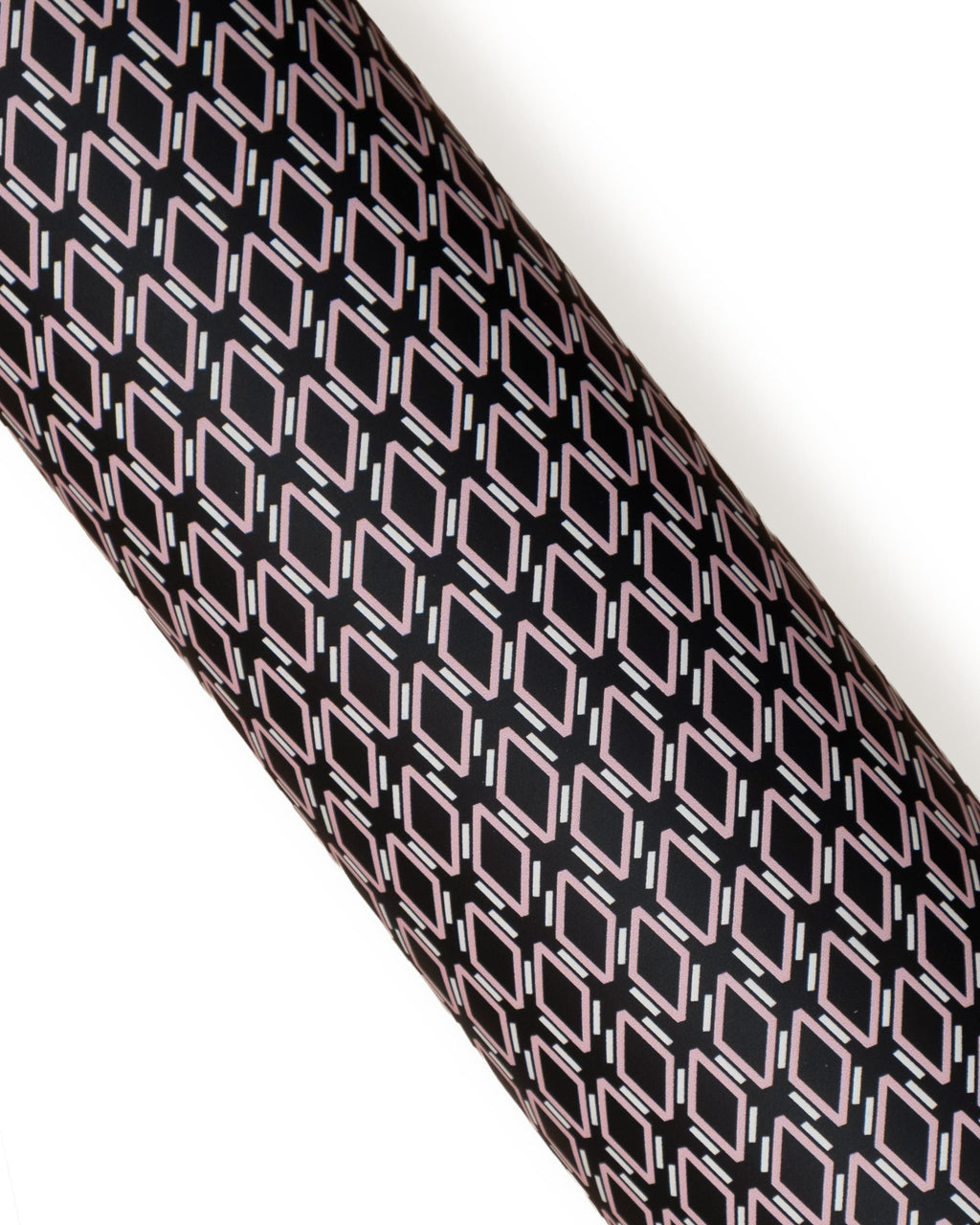 Black Printed Leather Hide, Geometric Diamond Patterned skin, textured geometric Leather for Crafts 1.0 - 1.2 mm B18774-ST La Garzarara