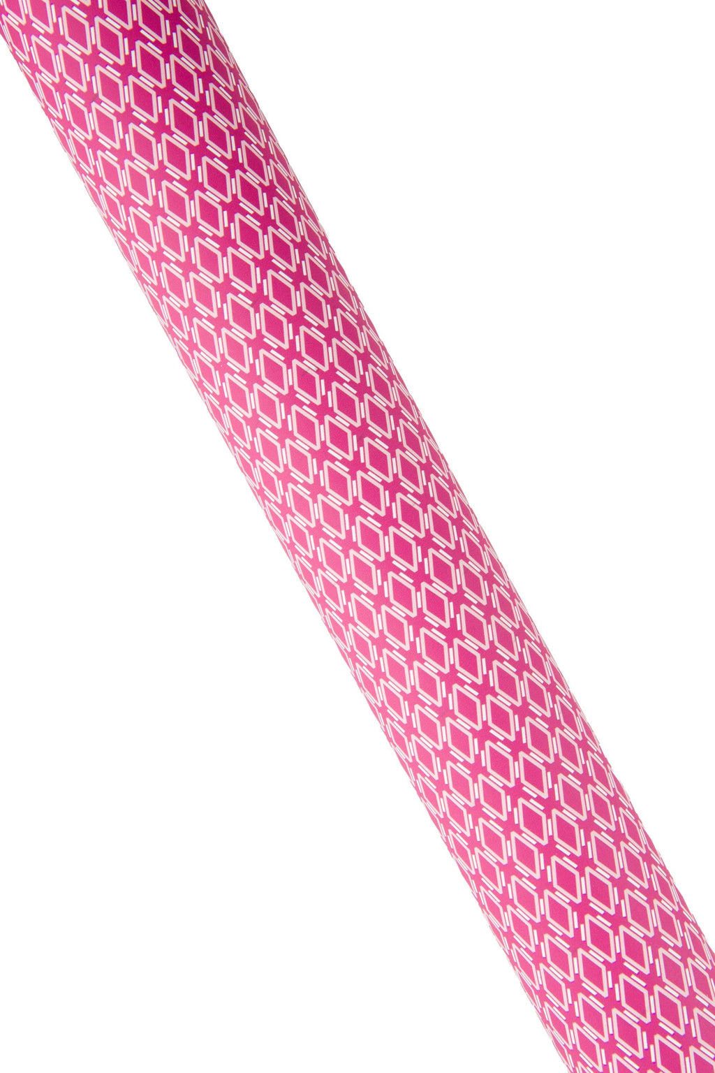Pink magenta DIAMOND printed leather hide, geometrical SQUARE pattern on cowhide, matt calfskin 1.0 - 1.2 mm B18860-ST La Garzarara