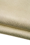 Light gold SAFFIANO printed goatskin, platinum METALLIC leather skin, bright soft hide for diy projects B18767-MT(st) La Garzarara