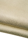 Light gold SAFFIANO printed goatskin, platinum METALLIC leather skin, bright soft hide for diy projects B18767-MT(st) La Garzarara