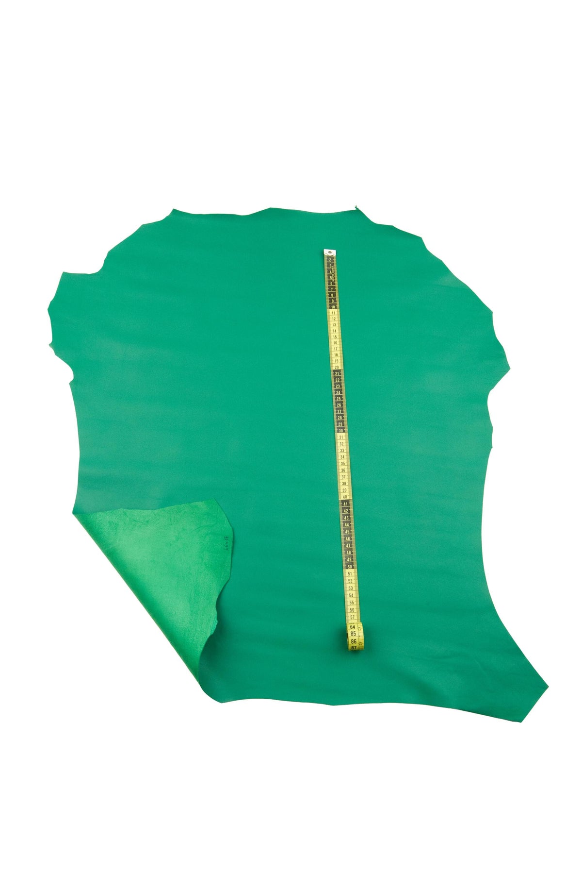 Green SMOOTH sheepskin, SOFT lambskin nappa, matt leather skin 0.7 - 0.9 mm perfect for diy projects B18745-TU La Garzarara