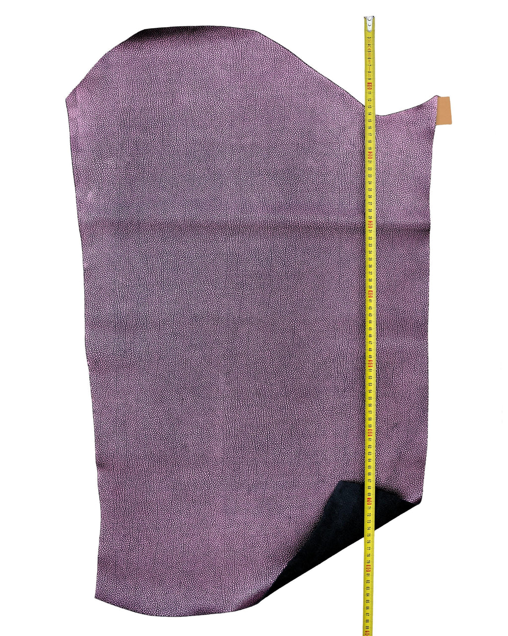 Purple embossed leather hide, Soft Metallic Shagreen Print Leather 1.5 - 1.6 mm B18701-MT(st) La Garzarara