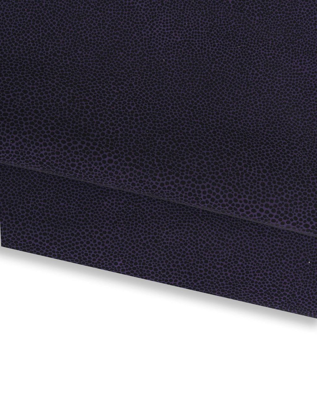 Blue STINGRAY effect leather, shagreen textured leather hide, micro pebble skin for luxury bags 0.9 - 1.1 mm B17199-ST La Garzarara