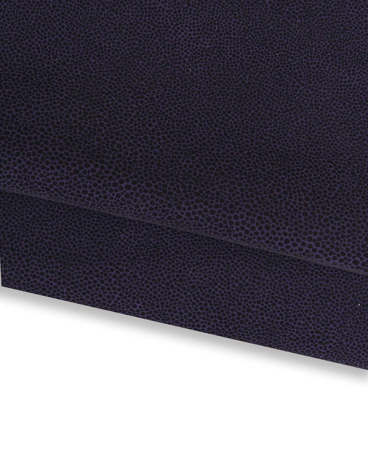 Blue STINGRAY effect leather, shagreen textured leather hide, micro pebble skin for luxury bags 0.9 - 1.1 mm B17199-ST La Garzarara