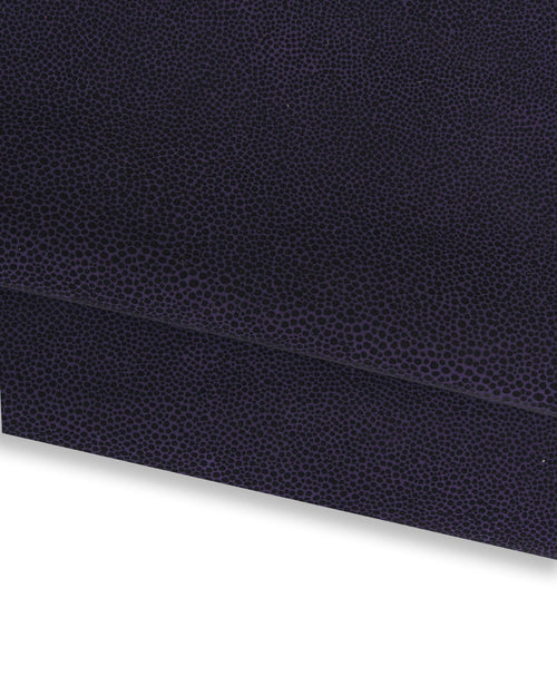 Blue STINGRAY effect leather, shagreen textured leather hide, micro pebble skin for luxury bags 0.9 - 1.1 mm B17199-ST La Garzarara