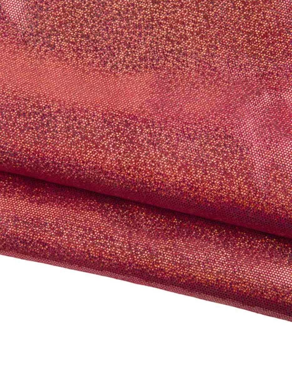 Iridescent Metallic leather micro dot print and GLITTERED effect black cherry red textured, soft skin diy projects B18954-MT La Garzarara