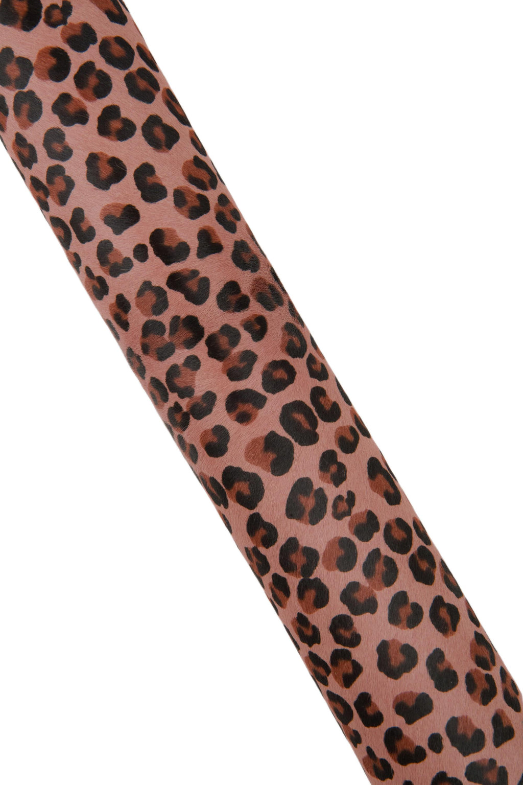 LEOPARD printed HAIR ON leather hide, antique pink - black - brown cheetah textured pony calfskin, soft cowhide for crafting B18643-cv