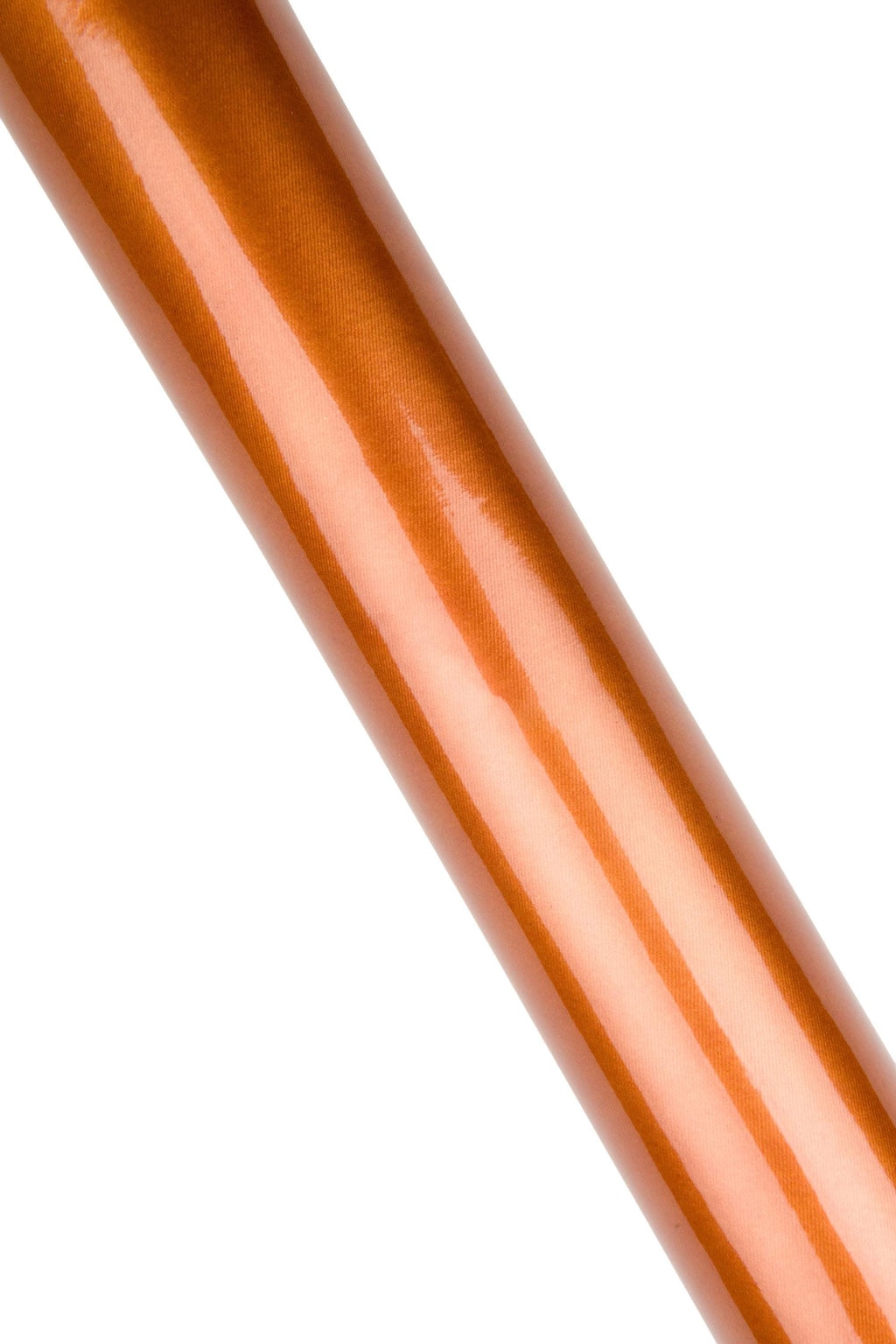 Rust patent leather hide, goatskin, smooth glossy leather skin, solid color 1.0 - 1.1 mm B18755-TU La Garzarara