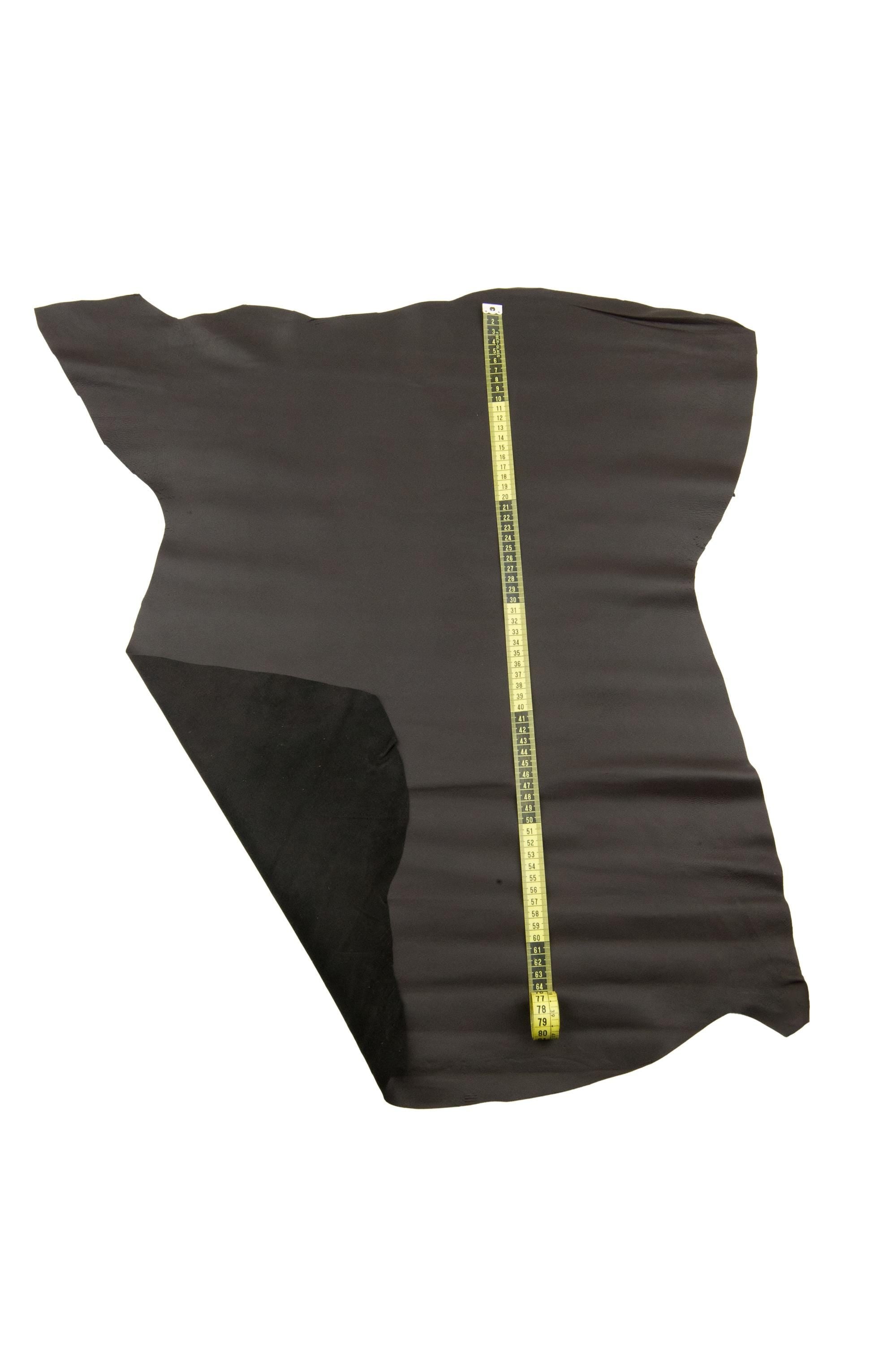 Dark brown sheepskin NAPPA leathers, smooth, super soft lambskin, silky matt skins for crafting 0.6 -0.7 mm B18681-TU La Garzarara
