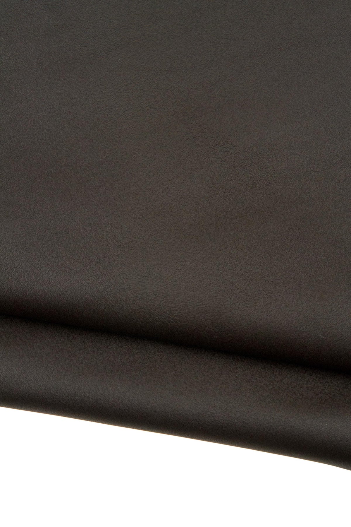Dark brown sheepskin NAPPA leathers, smooth, super soft lambskin, silky matt skins for crafting 0.6 -0.7 mm B18681-TU La Garzarara
