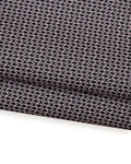 Black Printed Leather Hide, Geometric Diamond Patterned skin, textured geometric Leather for Crafts 1.0 - 1.2 mm B18774-ST La Garzarara
