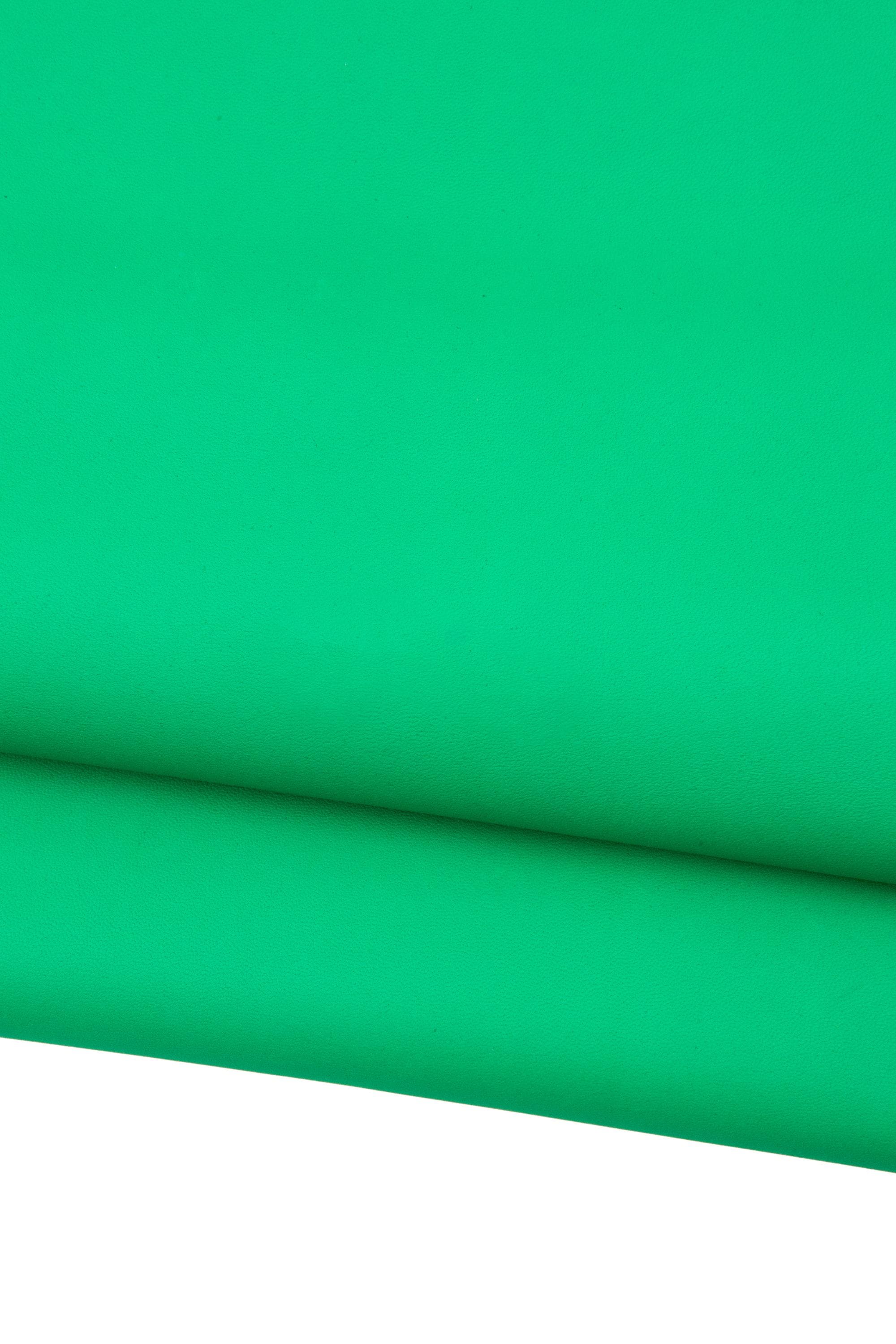 Aqua Green NAPPA lamb, Aquamarine very soft lambskin, thin skin perfect for garments and diy projects B18747-TU La Garzarara