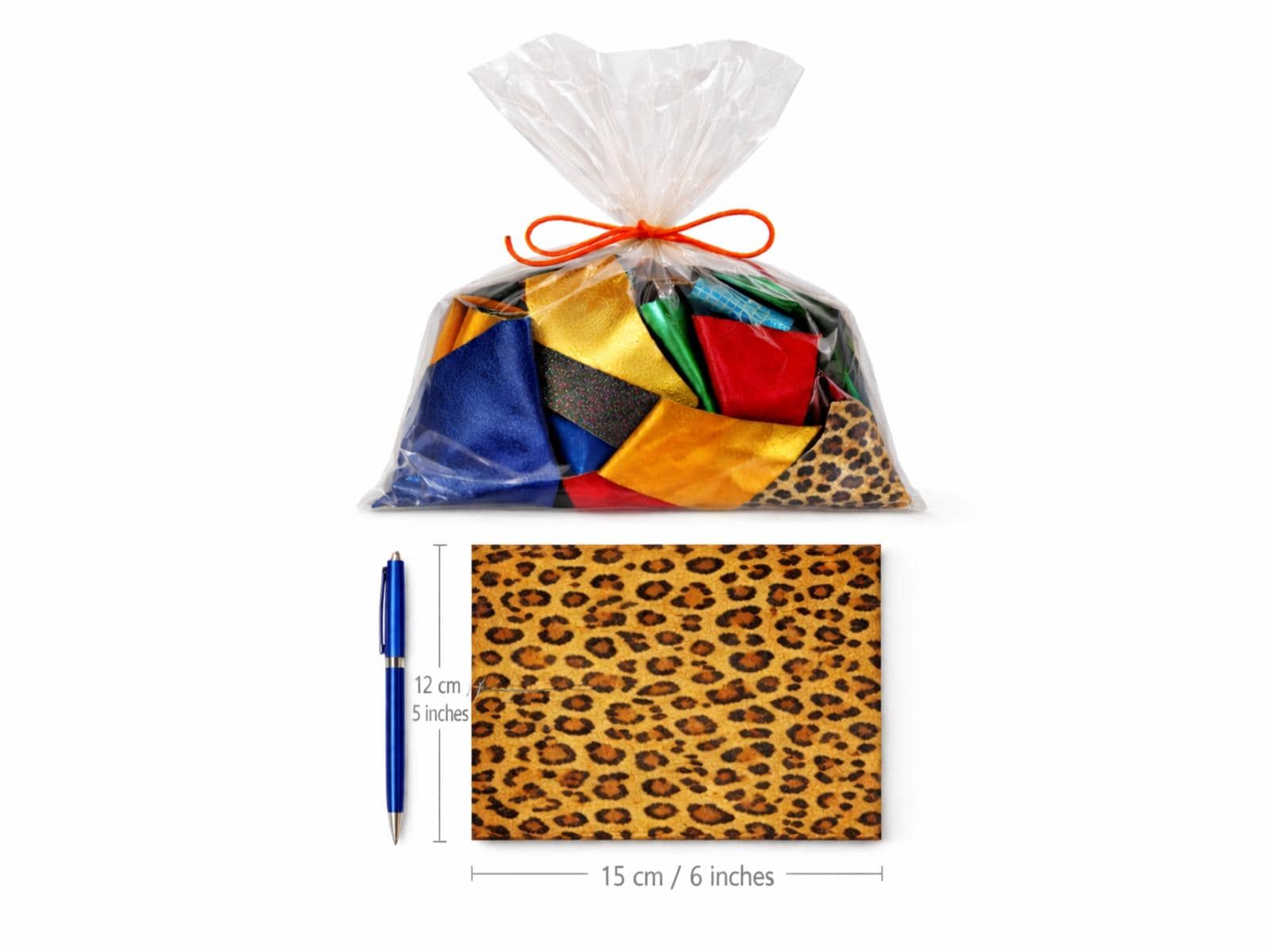 Leather Scrap Variety Pack, 20 Colorful Pieces, Printed Metallic Suede and Patterned Offcuts for Creative Crafts 6x5 inches / 12x15 cm
