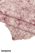 Pink, violet, blue, black metallic goatskins, CRACKLE distressed goat skins, crackled glitter leather hides B13958-ST La Garzarara