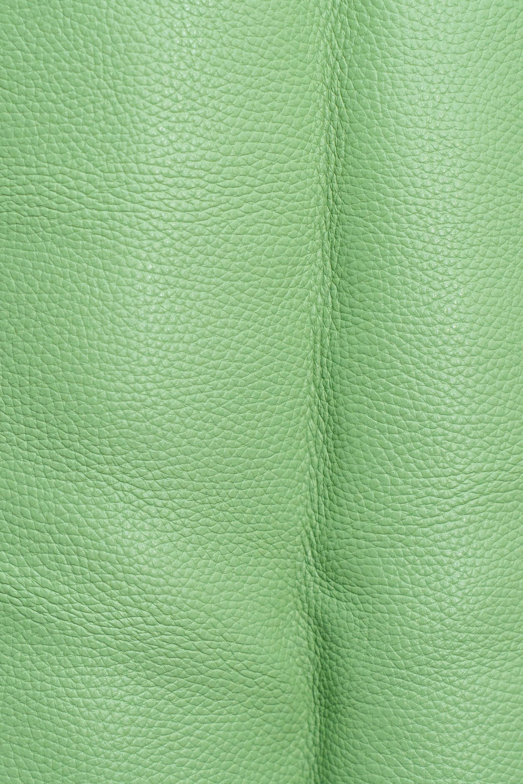 Pebbled Pastel Green leather hide, Natural grained cowhide skin for upholstery, chairs, sofas and structured bags 1.2 - 1.4 mm