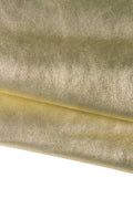 Luxurious soft PLATINUM metallic leather skin, tiny grain textured italian goatskin hide, perfect for diy projects B16917-MT/B La Garzarara