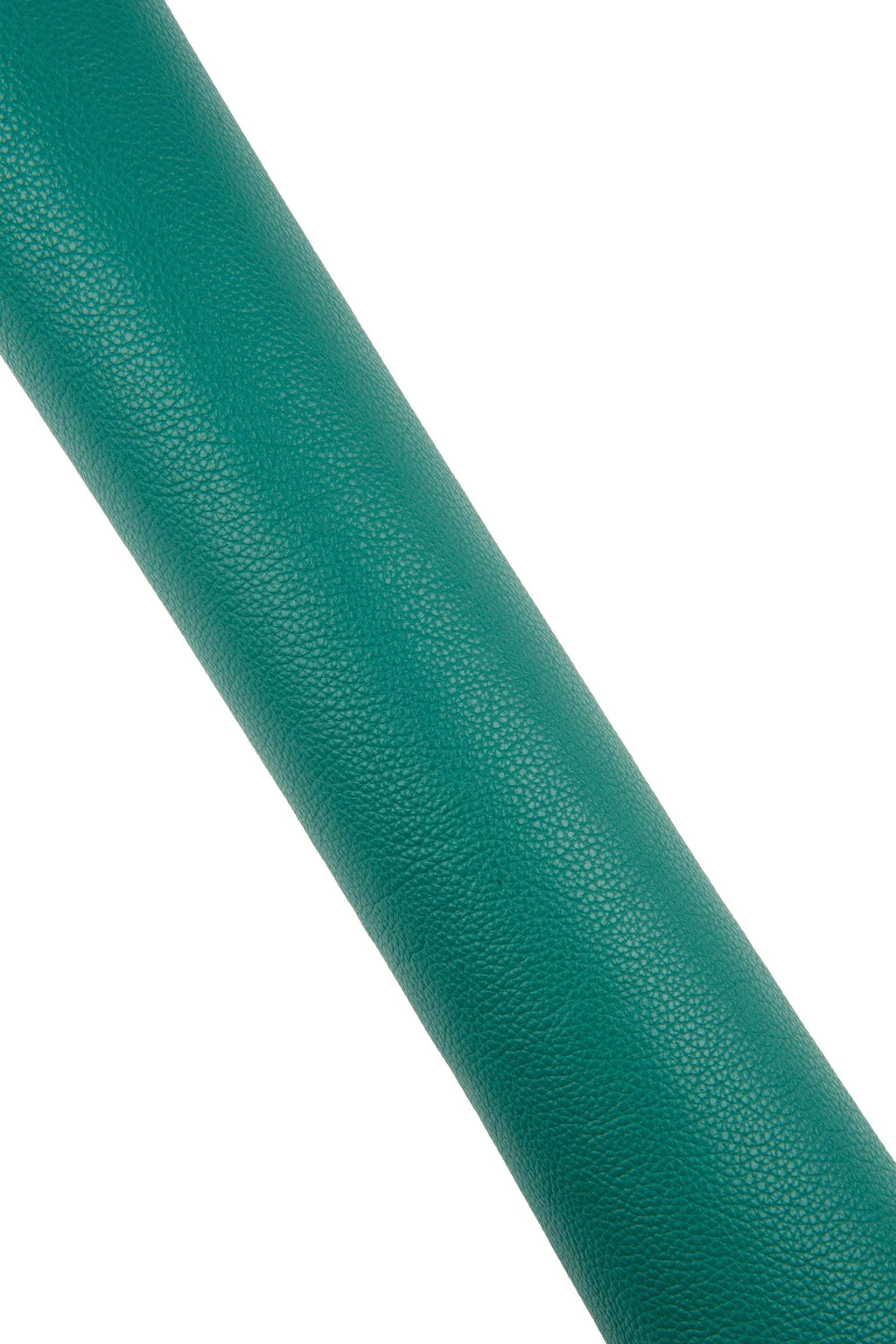 Green PEBBLE GRAIN printed sporty leather hide, soft semi glossy cowhide, grainy calfskin for crafters 1.4 - 1.6 mm B18897-TU La Garzarara