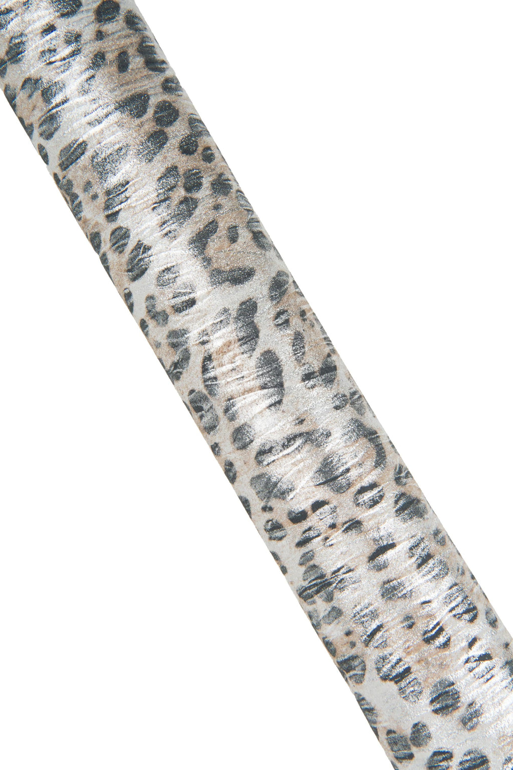 LEOPARD printed METALLIC leather skin, light gold bright cowhide - black cheetah texture, soft calfskin B18944-MT(st) La Garzarara
