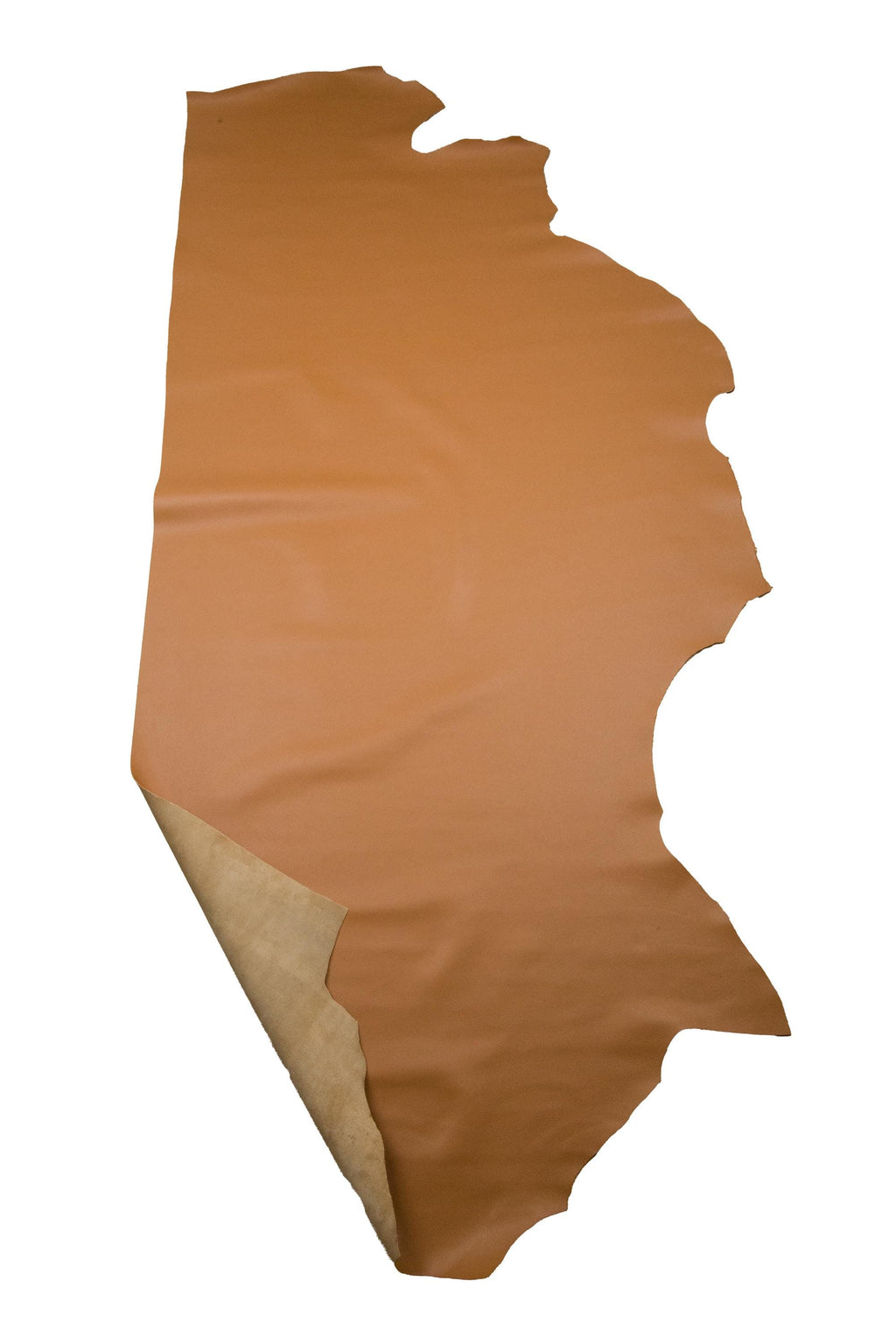Brown PEBBLE GRAIN printed leather hide, tan grainy calfskin, havana soft embossed cowhide for crafting 1.4-1.6 mm B18898-TU La Garzarara