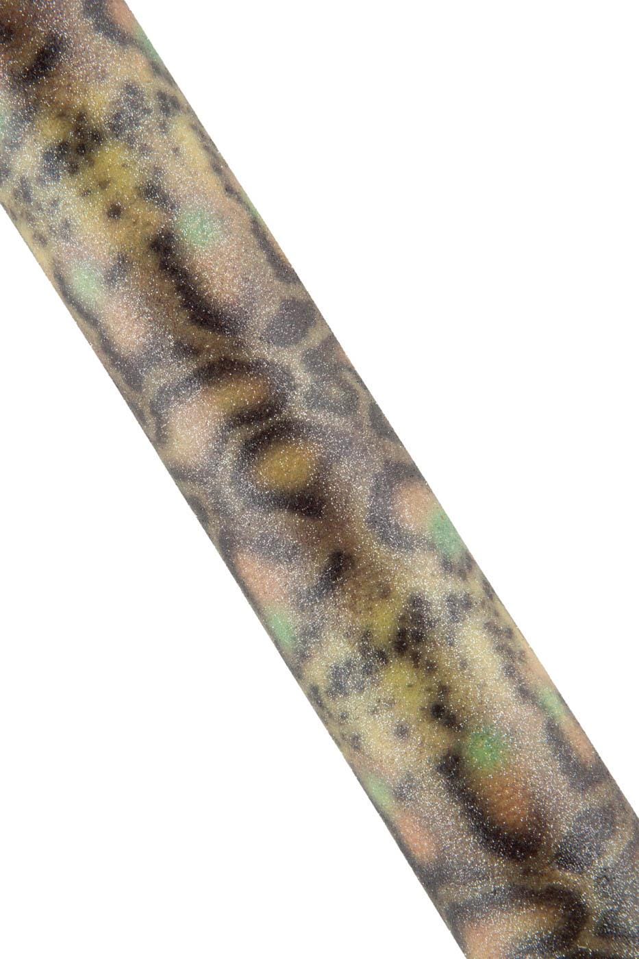 Glitter CHEETAH leather skin, multicolor leopard hide, fancy metallic animal print textured hide for hobbyists B19122-MT(st) La Garzarara