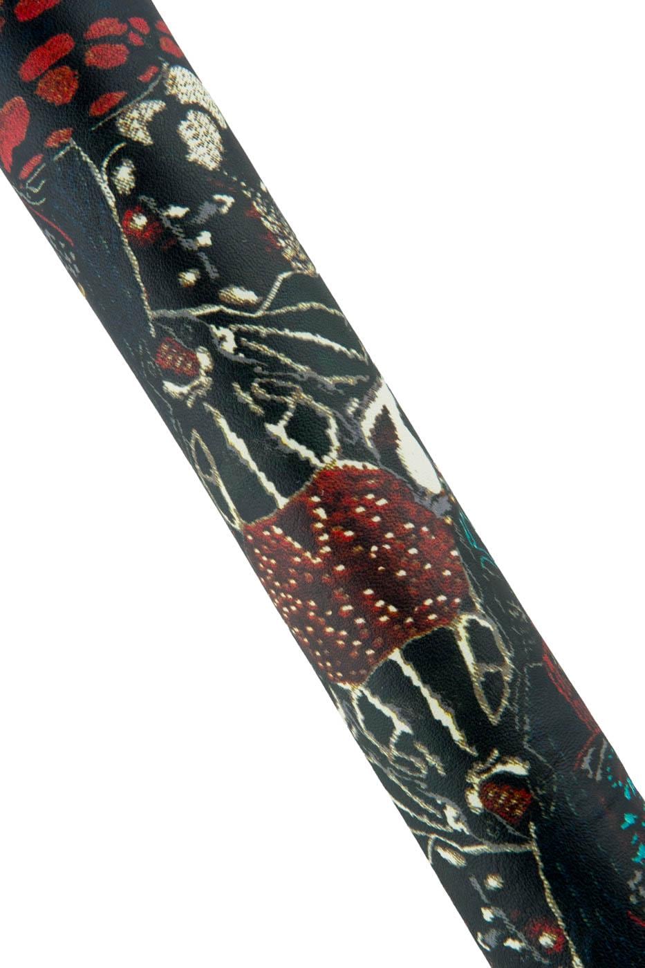 MULTICOLOR textured leather skin, soft printed lambskin, FANTASY leathers for hobbyists B19019-ST La Garzarara