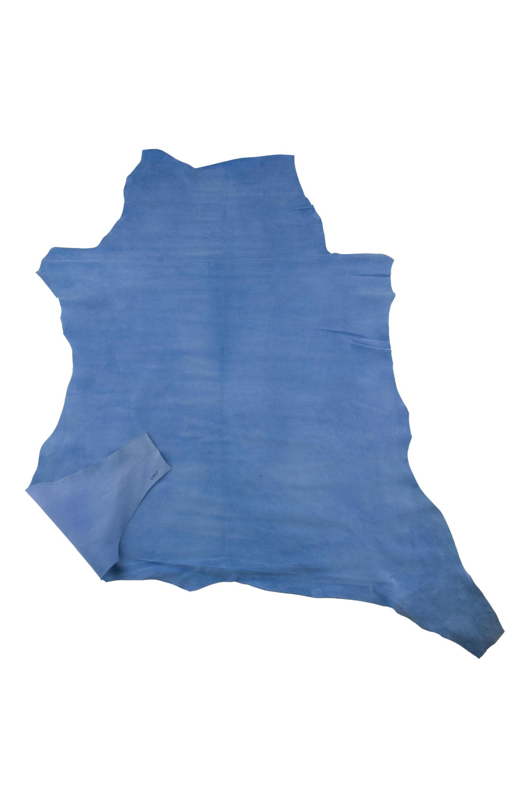 Suede Bundle leather skins, Premium SUEDE baby calf, soft denim blue cow leather B19026-TU La Garzarara